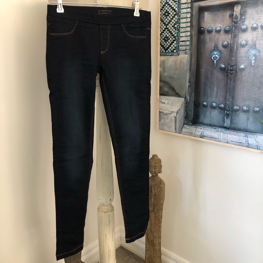 🌚Promod skinny jeggings dark